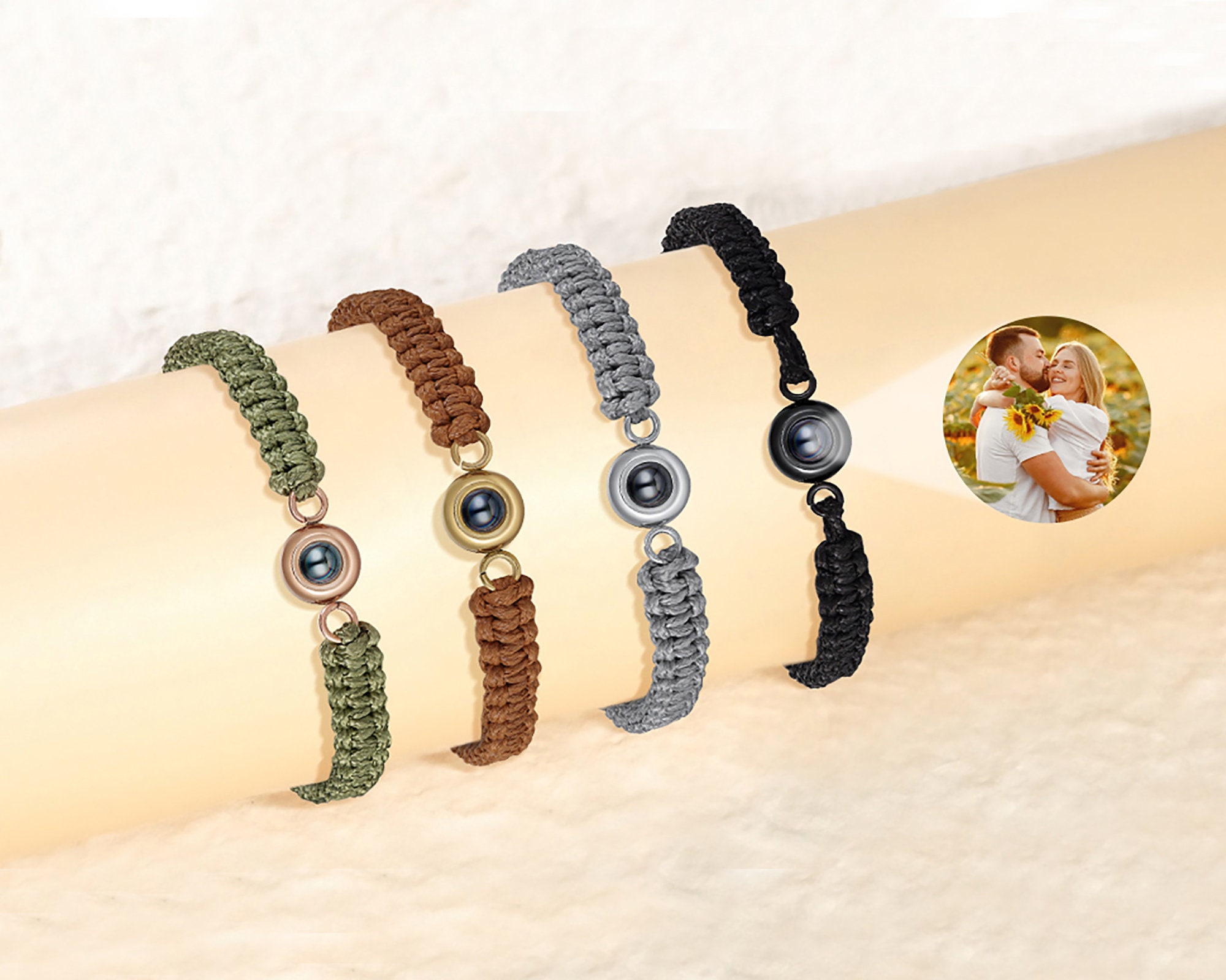 Memory maker memory maker horizontal 6 frame stretch photo bracelet 3 sizes silver gold sales y766