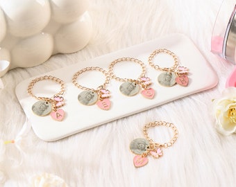 Personalized Photo Charm for Tumbler Handle, Letter Charm for Cup, Tumbler Cup Charm, Water Bottle Charm, Drinkware Charm Accessory for Her