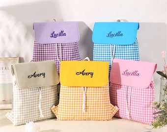 Mochila personalizada para niños pequeños con nombre, mochila escolar personalizada, mochila de guardería, mochila para niños, regalo para niños, regalo de vuelta al cole