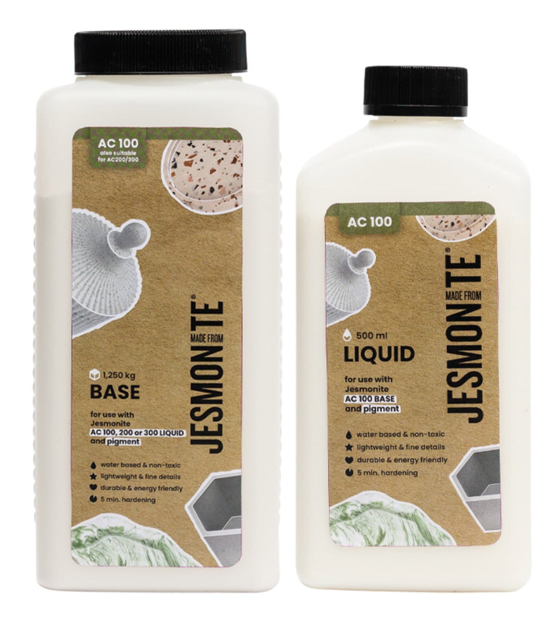 Jesmonite Base AC100 12,5kg - Résine De Base Blanche - Neuf