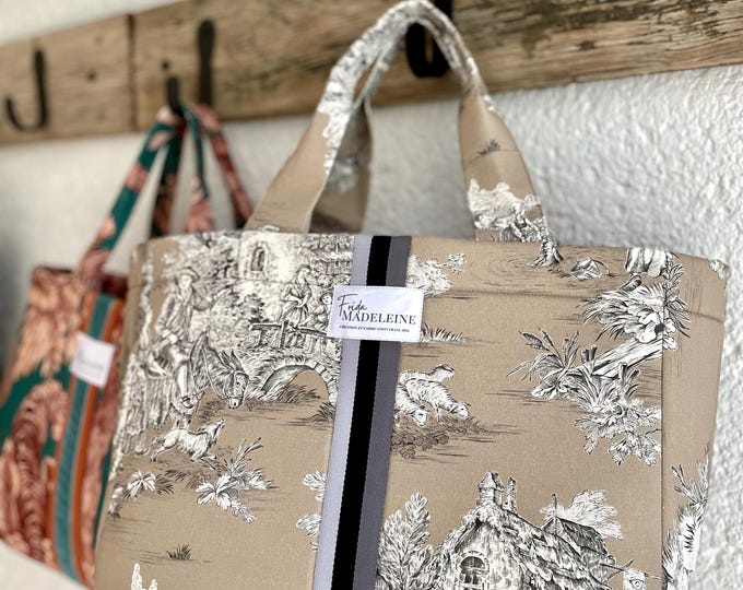 Émile Taupe Tote Bag
