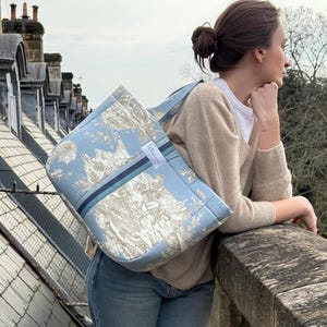 Cabas Emile Bleu Acier