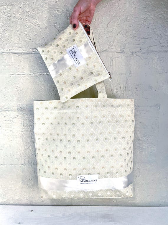 Marcel Baroque Gold Vanilla Tote Bag