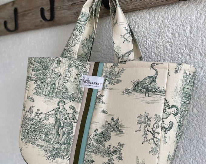 Émile Green Tote Bag