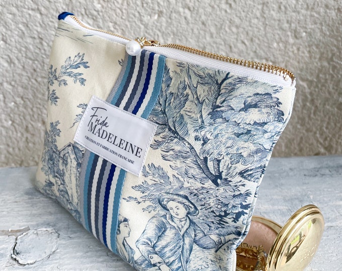 Jeannettes pocket in Toile de Jouy: The timeless ones