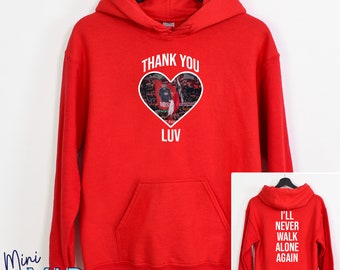 Thank You Luv Liverpool Klopp Hoodie - Adults & Kids Sizes