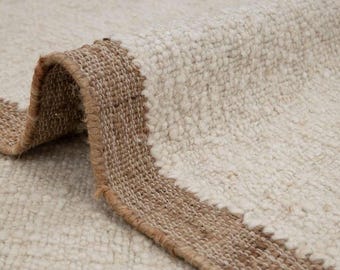 Hand made woven jute Durri For Living Room Home Decor kidsbedroom any room to decor