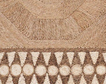 View of Handmade Jute Abaca Eco Friendly Area Rugs for Living Room Home Decor ...