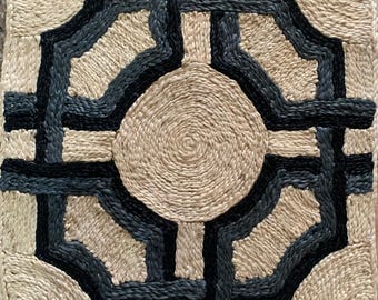 Handmade jute abaca rugs eco friendly area rugs for living room home decor kidsbedroom