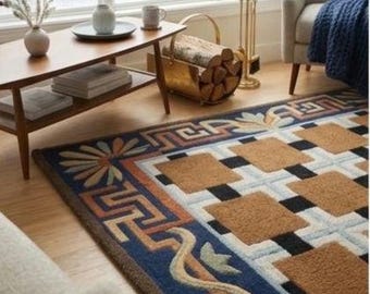 Hand made moder hand-tufted area rugs for living room home decor large rooms