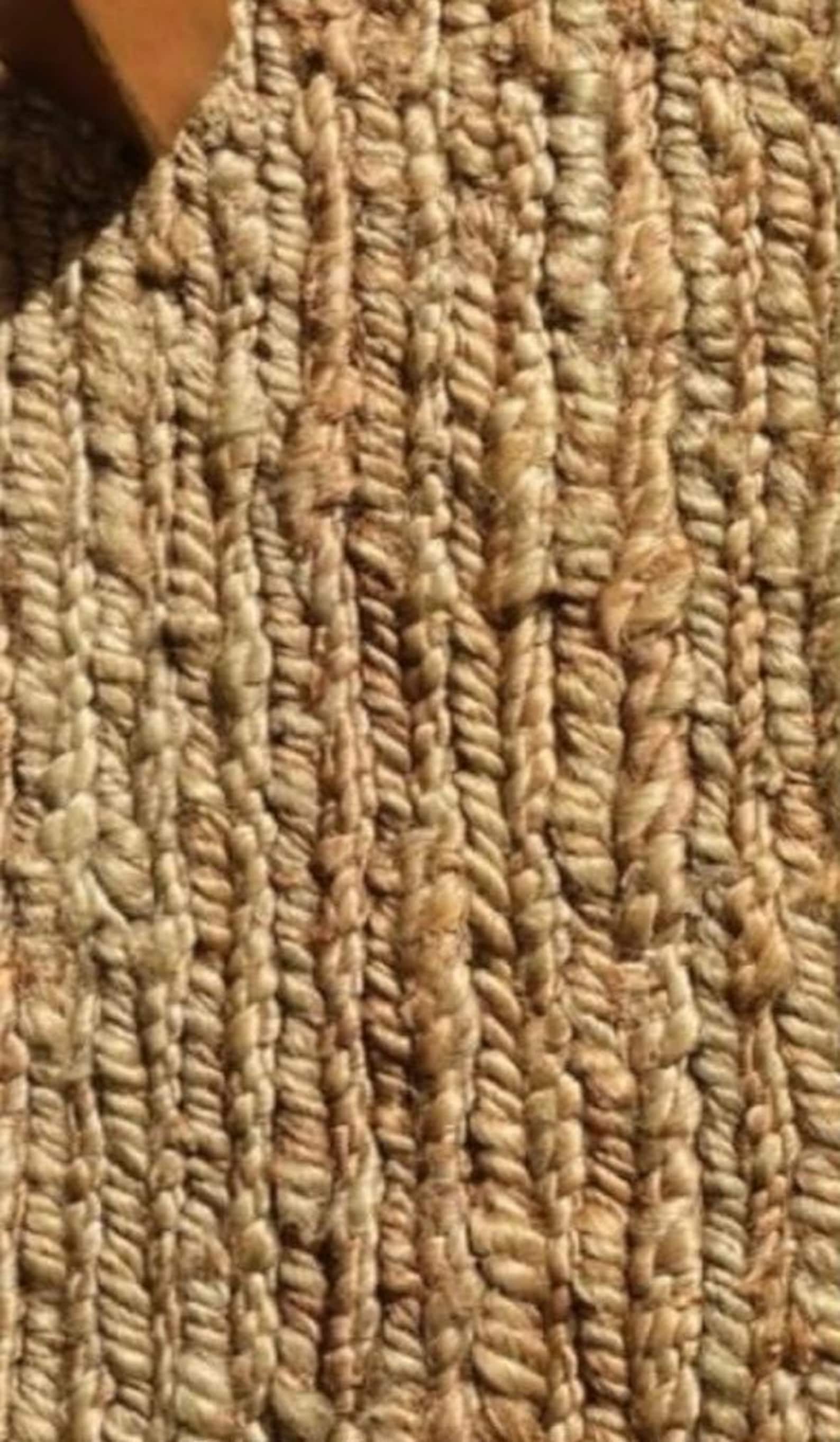 Handmade Banana Jute Yarn Abaca Area Rug: Eco-friendly Home Decor - Etsy