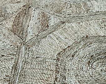 Handmade abaca Jute Area Rug: Eco Friendly Abaca Home Decor