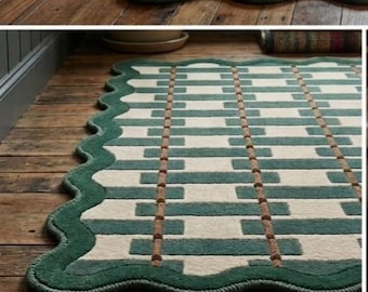 Hand made moder hand-tufted area rugs for living room home decor large rooms design no.R-029