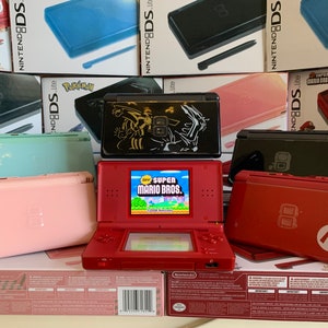 Nintendo DS DSi TWL-001 Handheld Console Pink W/ Toy Story 3 & Charger  “READ”