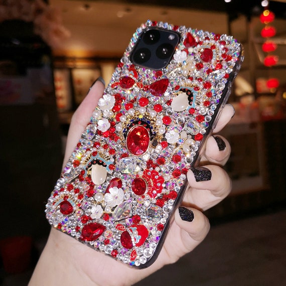 Luxury Glitter Clear Diamond Texture Phone Case For iPhone 14 13