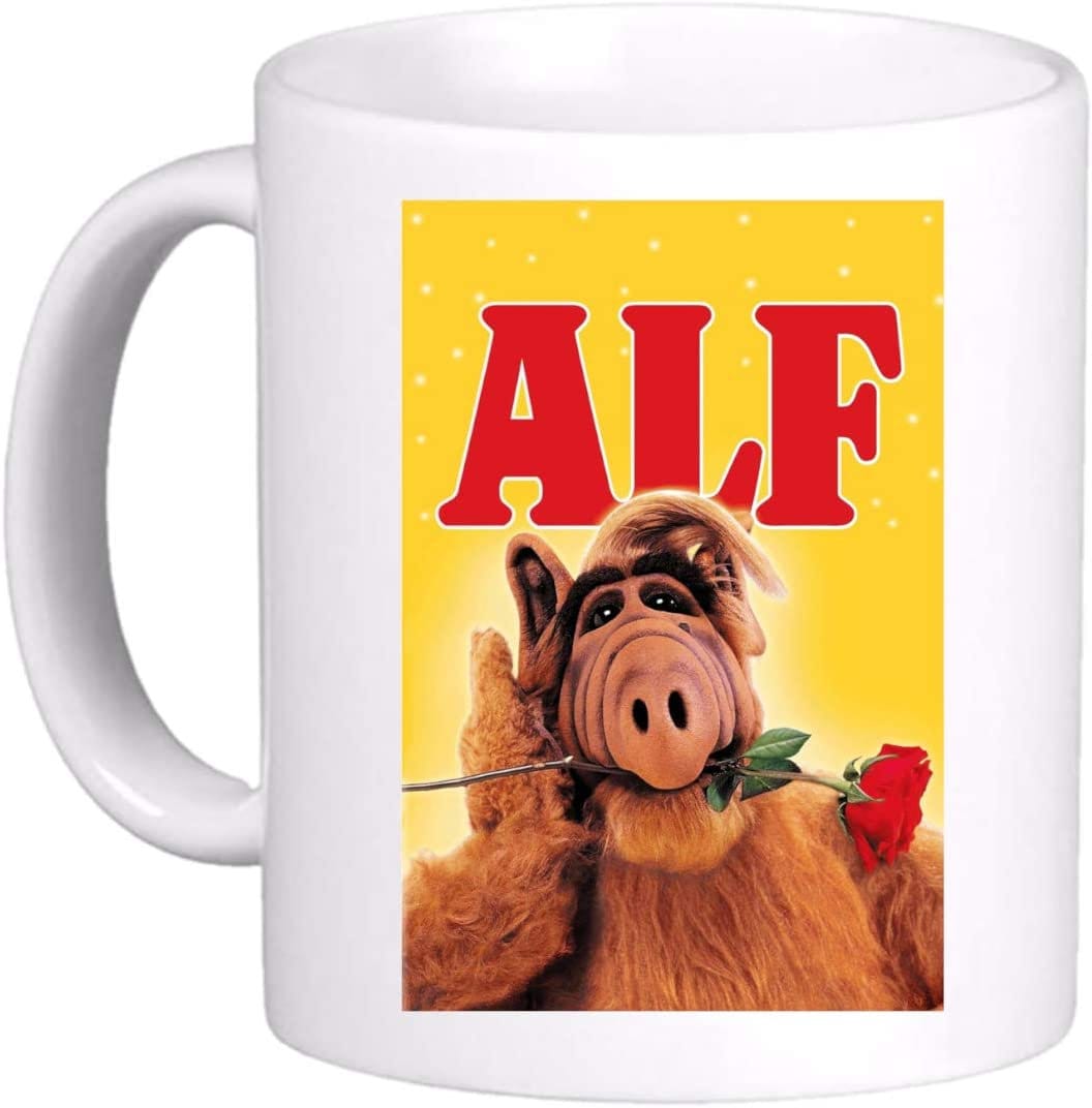Pink Alien Alf Mug in Mouth - Cute Funny Gift