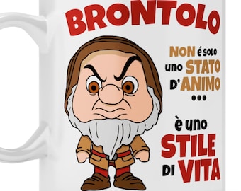 Tazza Mug Brontolo Stile di vita - Divertente Idee Regali Originali e Divertenti per Uomo e Donna - per lui/per lei 5826