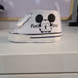 Scarpine neonato , setnascita, neomamme ,regalo nascita , topo Mouse Cartoni