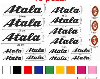 kit 18 stickers voorgeschoven fiets atala fiets fiets logo in kleur fiets