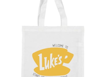 Tote Bag Shopping bag Stars Hollow Gilmore Girls Luke's bar Gift Bag