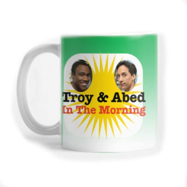 Mug Troy und Abed am Morgen - Funny Cute Personalized