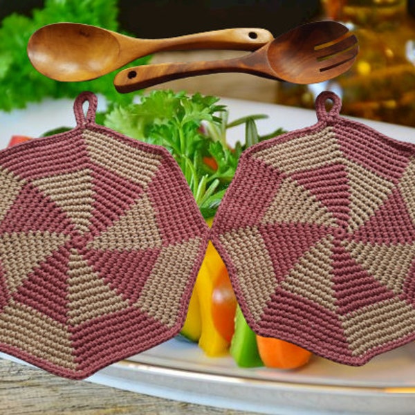 Szydełkowe łapki do garnków / Crochet pot holders