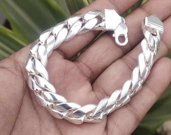 Sterling Silver Chain Link Bracelet | 925 Silver Link Bracelet
