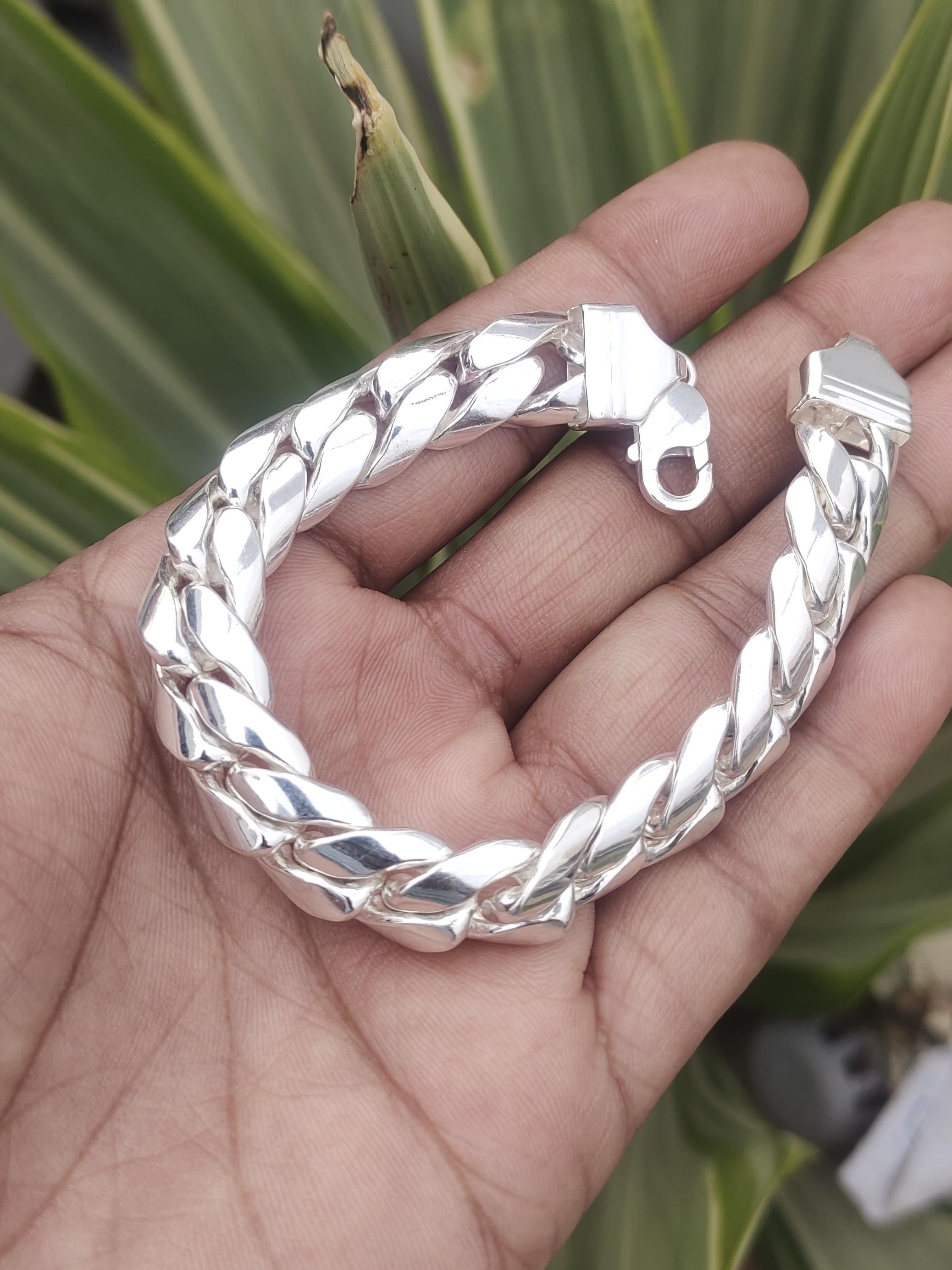 Sterling Silver Chain Link Bracelet | 925 Silver Link Bracelet