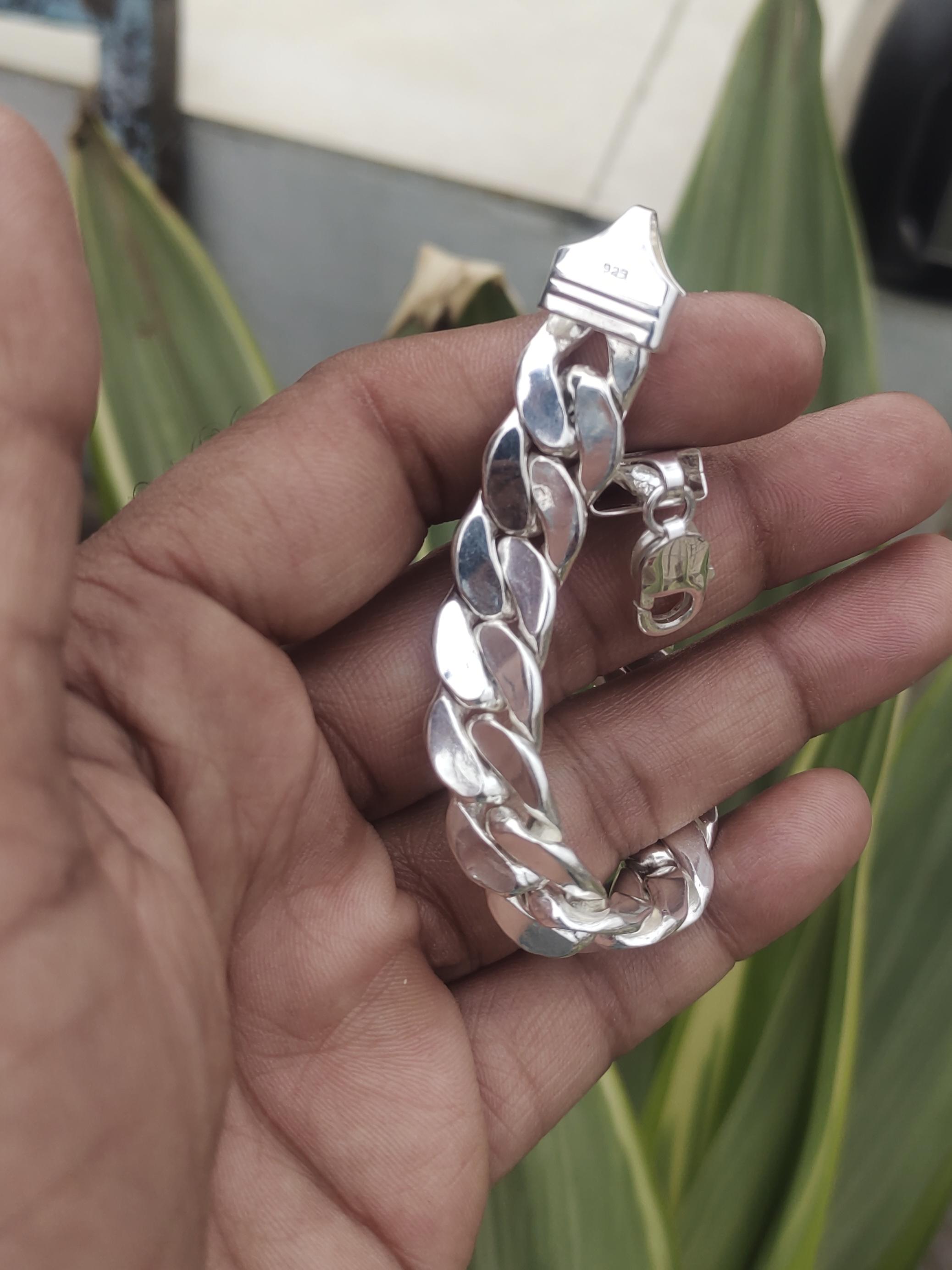Sterling Silver Chain Link Bracelet | 925 Silver Link Bracelet