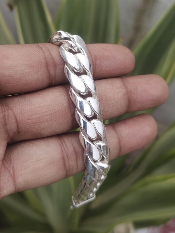 Sterling Silver Chain Link Bracelet | 925 Silver Link Bracelet