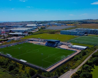 Balmoral Stadium, Cove photographic print