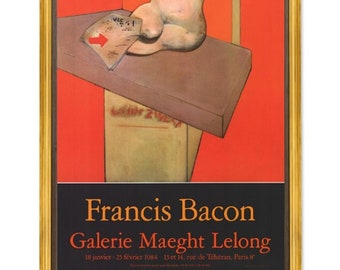 FRANCIS BACON - handsigned print from 1984 - Maeght
