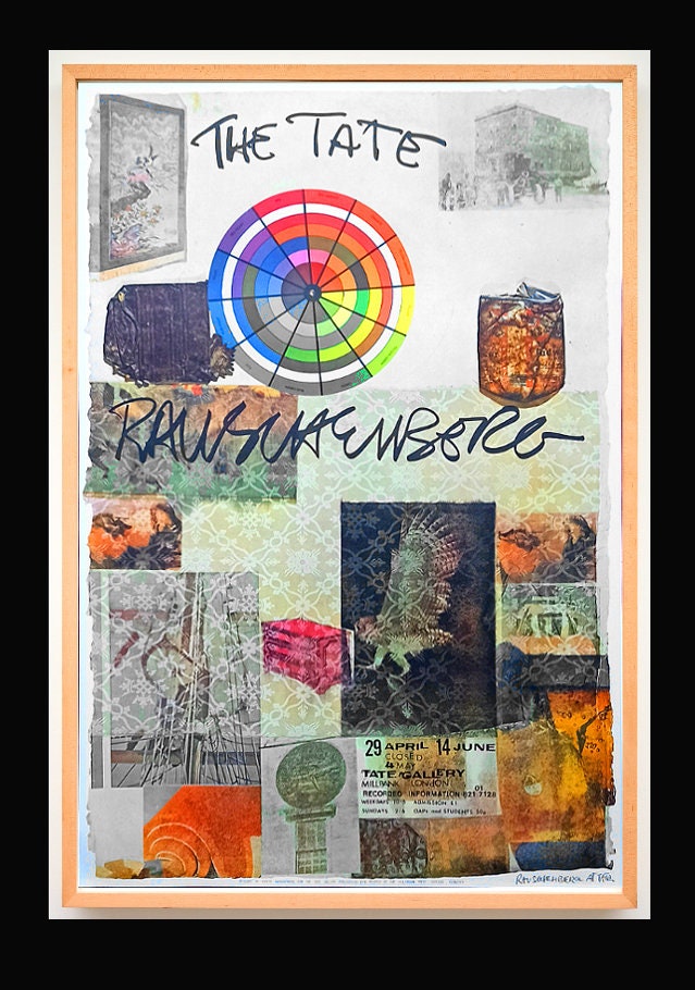 ROBERT RAUSCHENBERG - Tate Gallery 1981 - handsigned in pencil