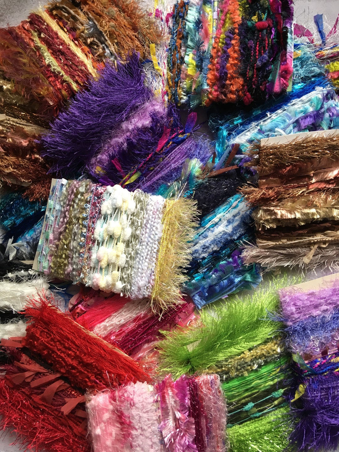 Art/craft Yarn Bundle 7x3m Novelty Textured Yarn,fibre Pack/doll Making