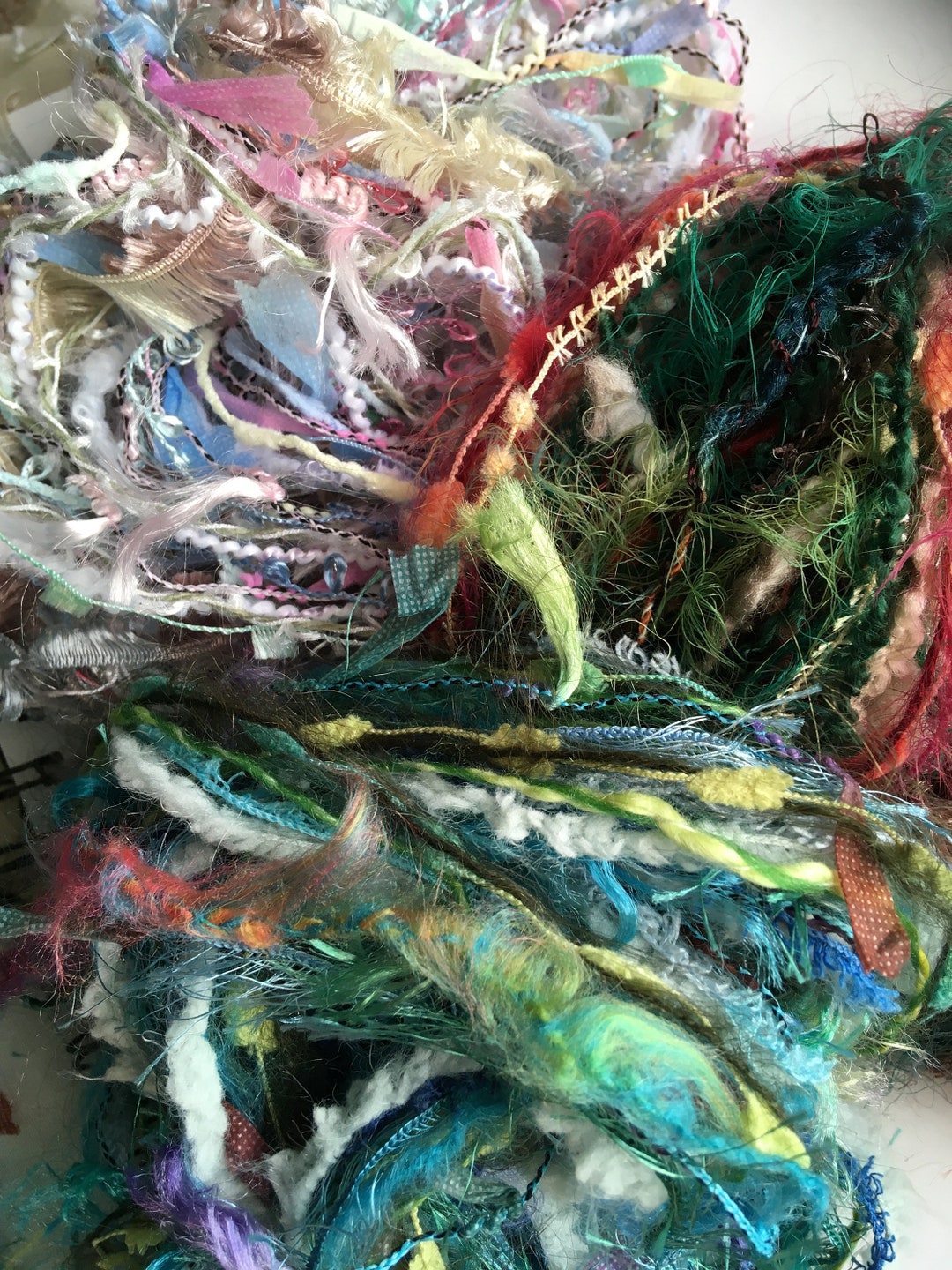 Art Yarn Craft Bundle,21x1 Meter,novelty Textured Yarn,fibre Pack/doll