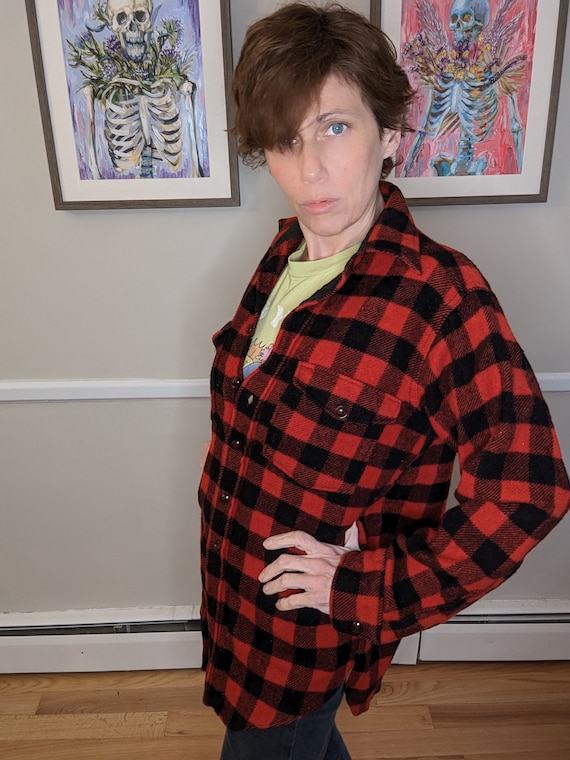 Absolutely Stellar 1950s Woolrich Buffalo Plaid S… - image 3