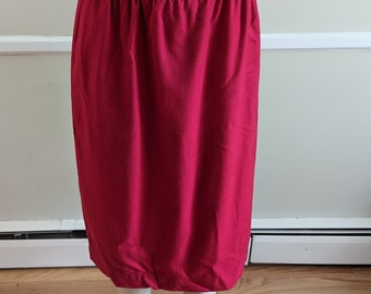 1970s Pendleton Red Wool Skirt!