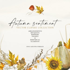 Herbstrahmen Png, Herbststräuße Clipart, Herbstrahmen Png, Handgemalte Herbst Clipart, Hochzeit Clipart, Handgezeichnet, Nicht AI erzeugt