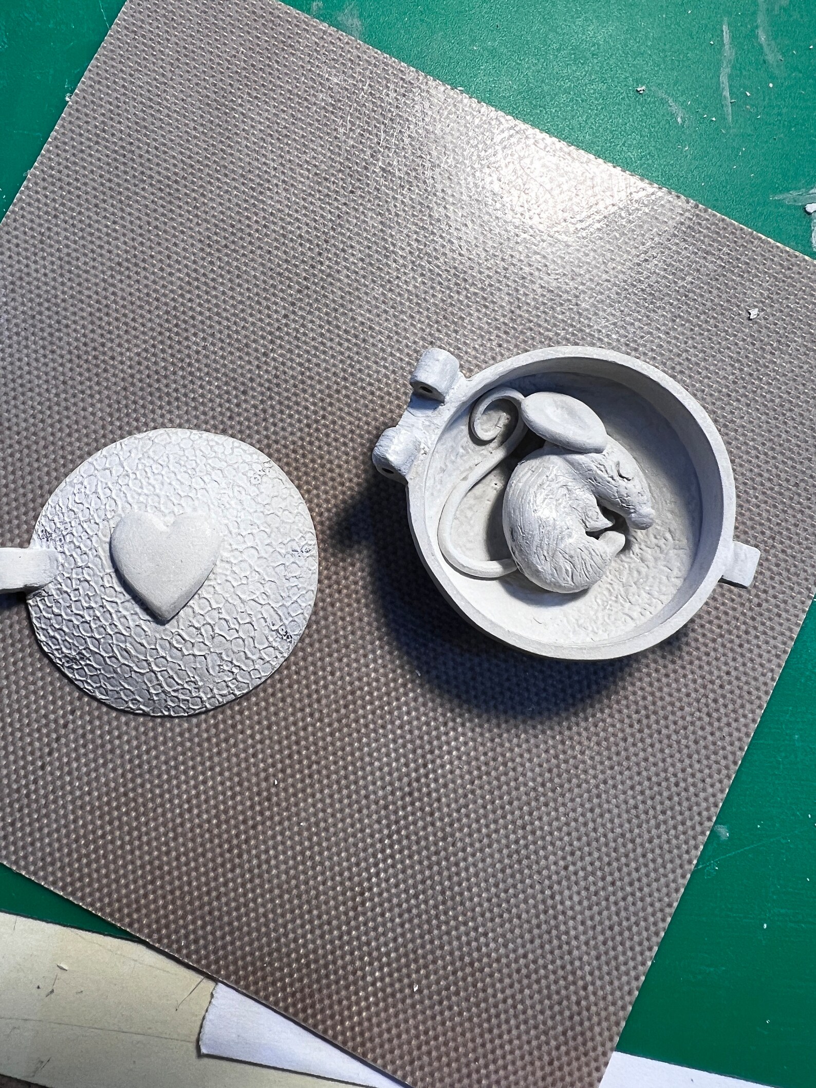 Sleeping Mouse Locket. Pure Silver. Hallmarked 999 Silver. - Etsy