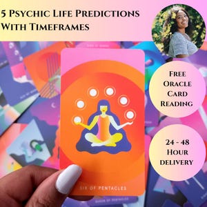 5 psychische Weissagungen, Wahrsagen am selben Tag, Tarot, Hellsichtig, Zufällige Weissagungen, Kanalisierte Botschaft, Tiefenlesung