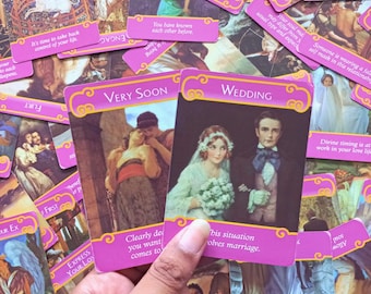 Quand vais-je me marier : lecture psychique, chronologie des fiançailles, jalon de la relation, calendrier du mariage psychique avec lecture de carte Oracle GRATUITE
