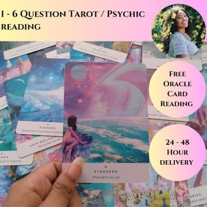 Vertiefte Tarot-Lesung, Psychische Legung am selben Tag, Allgemeine Tarot-Lesung, Psychische Beratung, Tarotkarten-Lesung, Kanalisierte Nachricht, Anleitung