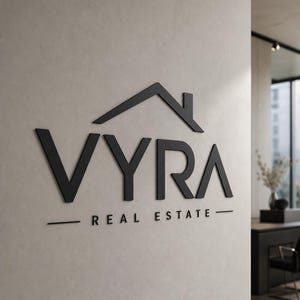 individuelles 3D Logo aus Acrylglas oder Holz | Businesslogo | Logo Design |  Firmenschild | Schaufensterschild | personalisiertes 3D-Logo