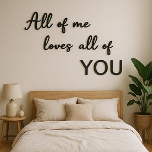 Personalisierter Schriftzug aus Holz oder Acrylglas | 3D Text Wanddeko | Individuelles Namensschild | Geschenk Spruch für die Wand | Deko