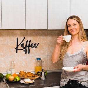 Schriftzug Kaffee aus Acrylglas | Küchen Deko | Wand Deko | Kaffee | Küchenutensilien | Wandbild | Einrichtungsideen Küche | Wandtattoo