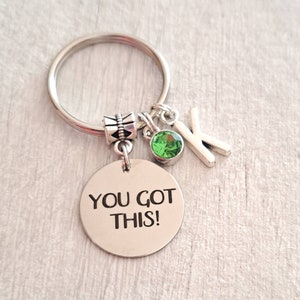 You Got This keyring, Personalised gift, Motivational Keyring, Positivity Gift, Mental Health Gift, Affirmation Gift, IVF gift, IVF keyring