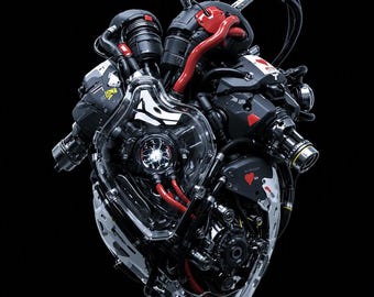 Plik do druku 3D Cyborg Heart