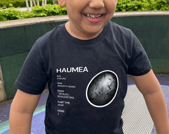 Haumea Planet Facts T-Shirt | STEM Homeschool Tee