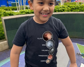 Dwarf Planets Tshirt for Future Astronomers