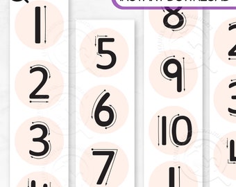 Number Writing Prompts - Digital Downloads